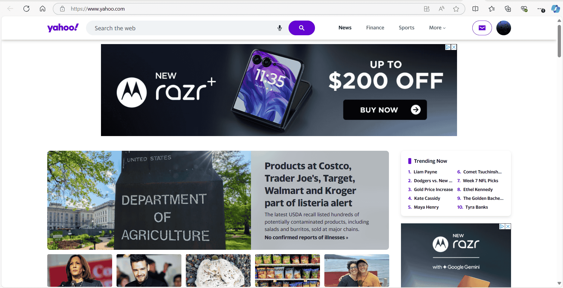 yahoos website